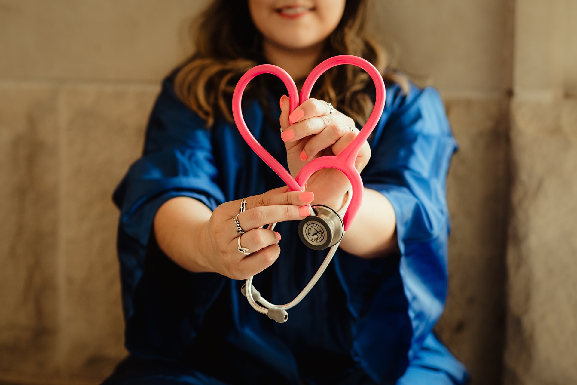 Partial Hospitalization Program in Berlin, New Jersey. Image - Girl in blue jacket holding stethoscope.